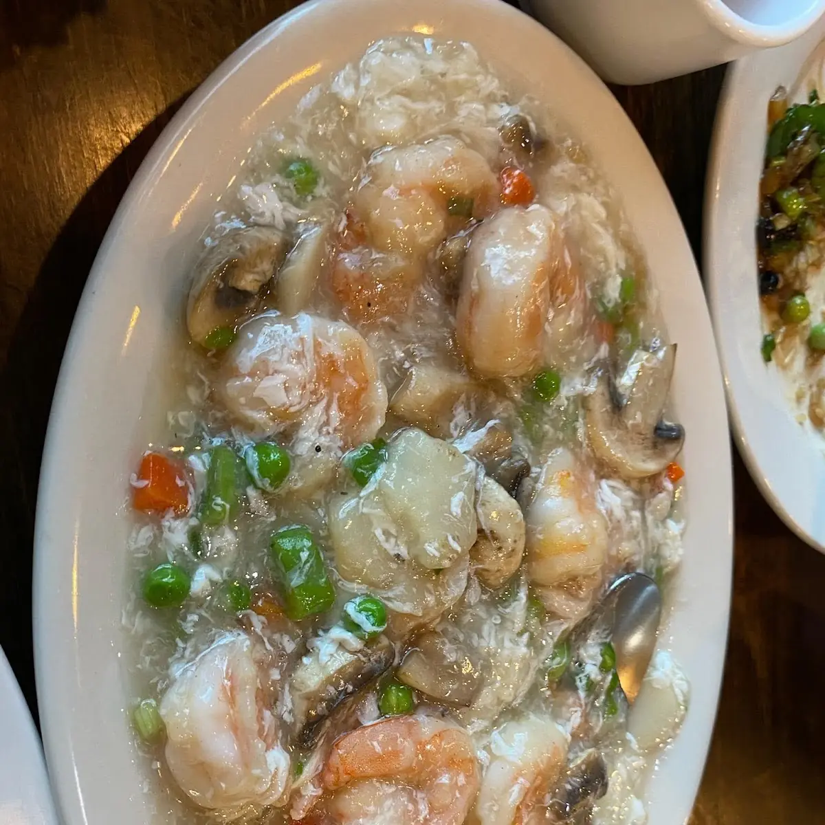 蝦龍糊 shrimp with lobster sauce